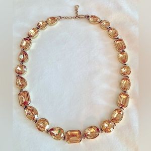 J.CREW Necklace in Bold Anna Wintour Style Peach Color Collets